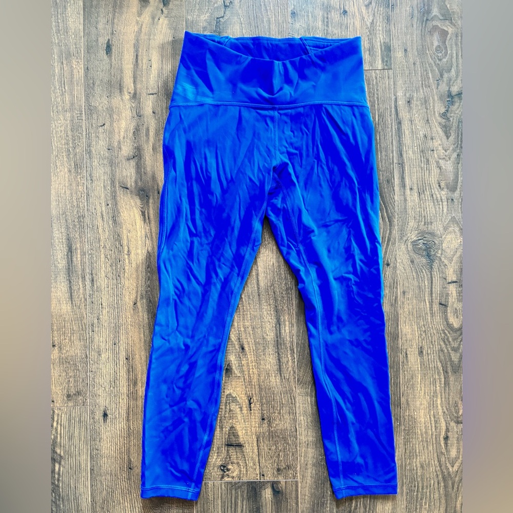 Blue Lululemon Leggings Size 8